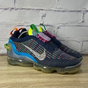 Nike Air VaporMax 2020 Flyknit Deep Royal Blue Multi Men's 9.5 Shoes CJ6740-400